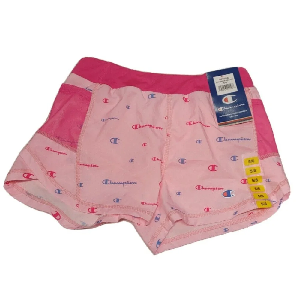 NWT Champion Girls Pink Candy‎ Athletic short 5/6